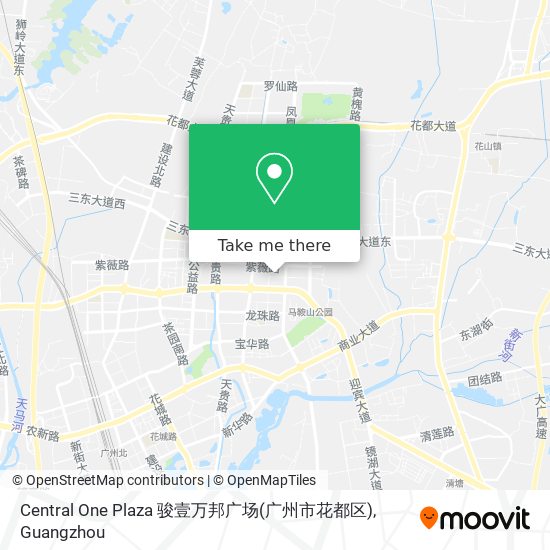 Central One Plaza 骏壹万邦广场(广州市花都区) map