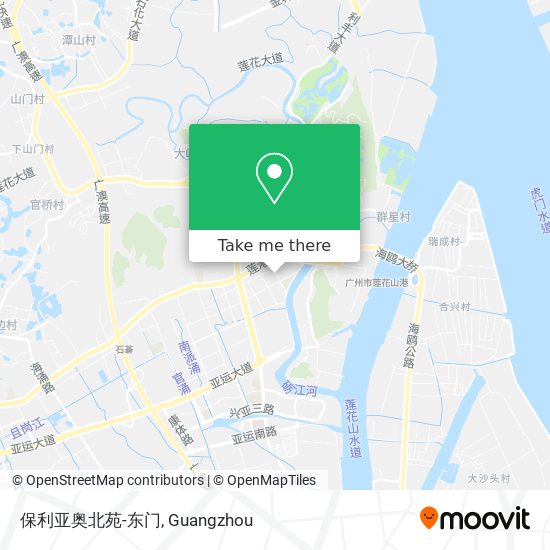 保利亚奥北苑-东门 map