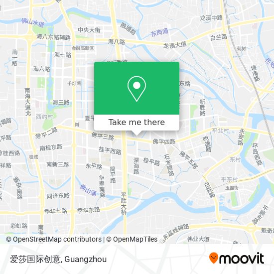 爱莎国际创意 map