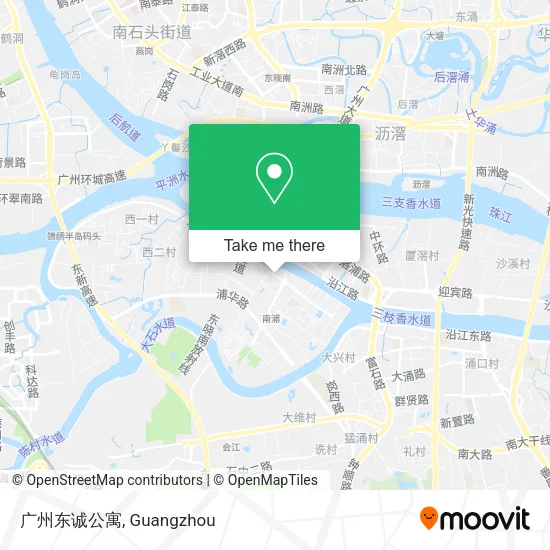 广州东诚公寓 map
