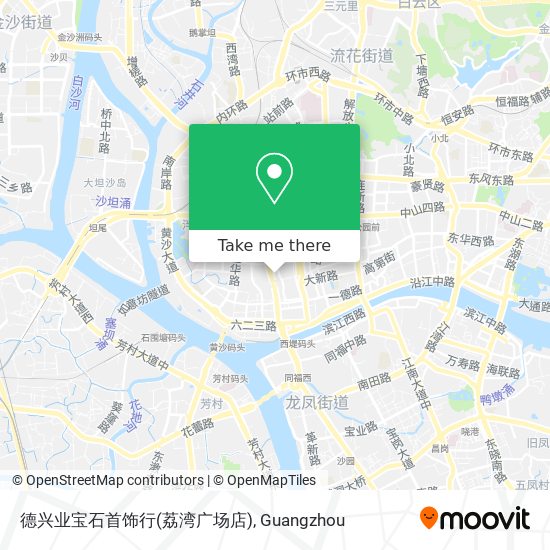 德兴业宝石首饰行(荔湾广场店) map