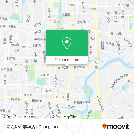 福宴酒家(季华店) map