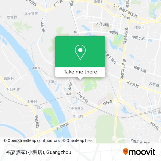 福宴酒家(小塘店) map