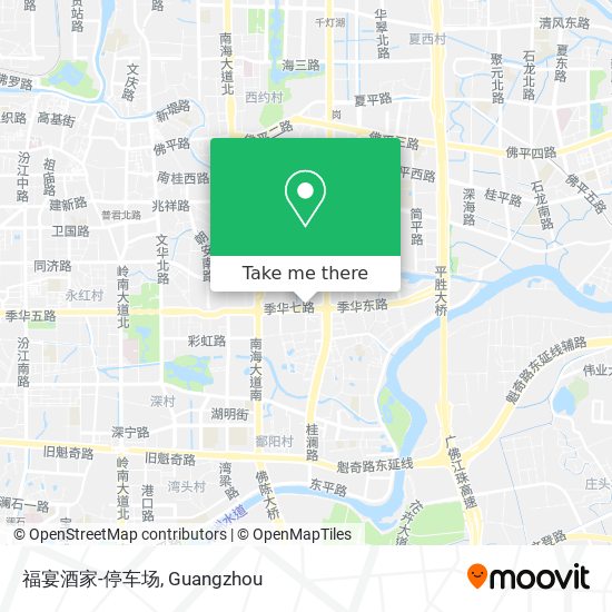 福宴酒家-停车场 map