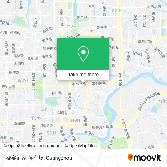 福宴酒家-停车场 map