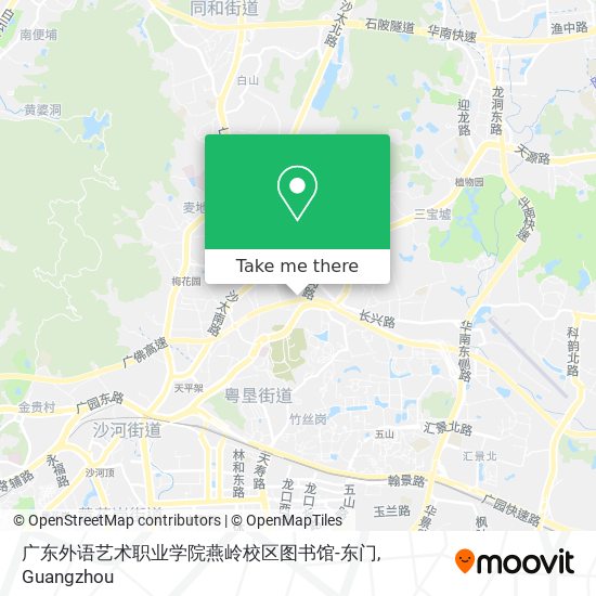 广东外语艺术职业学院燕岭校区图书馆-东门 map