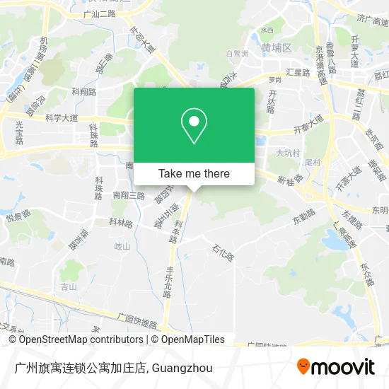 广州旗寓连锁公寓加庄店 map