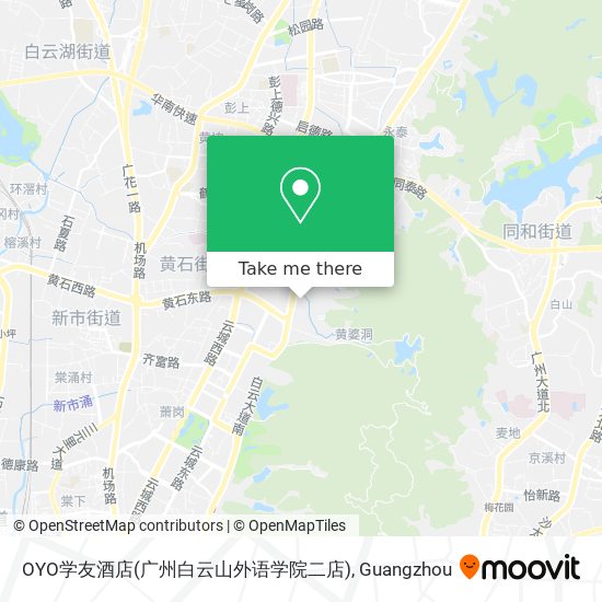 OYO学友酒店(广州白云山外语学院二店) map