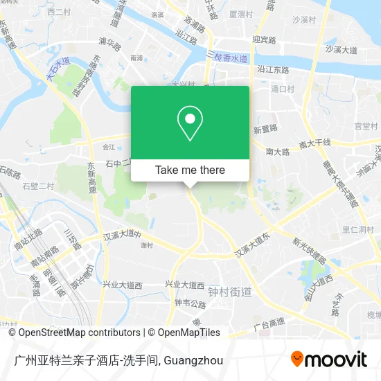 广州亚特兰亲子酒店-洗手间 map