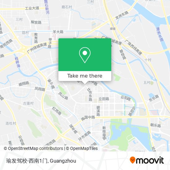 瑜发驾校-西南1门 map