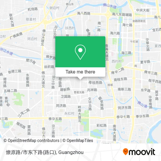 燎原路/市东下路(路口) map