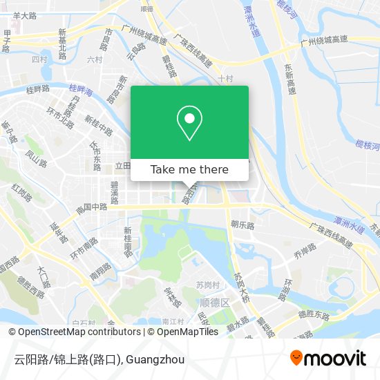 云阳路/锦上路(路口) map