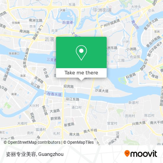 姿丽专业美容 map