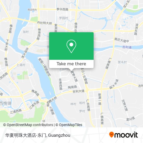 华夏明珠大酒店-东门 map