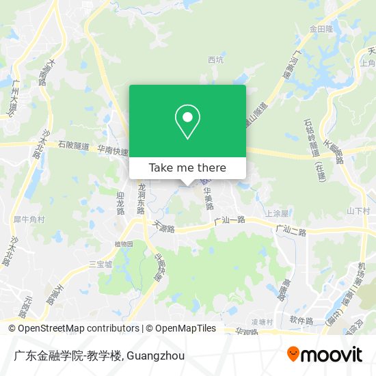 广东金融学院-教学楼 map