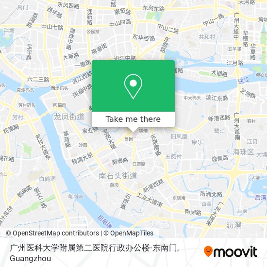 广州医科大学附属第二医院行政办公楼-东南门 map