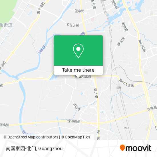 南国家园-北门 map