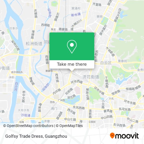 Golfsy Trade Dress map