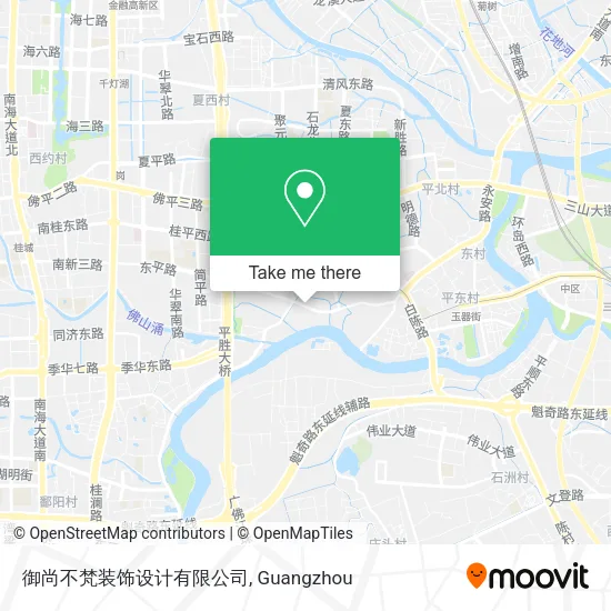 御尚不梵装饰设计有限公司 map