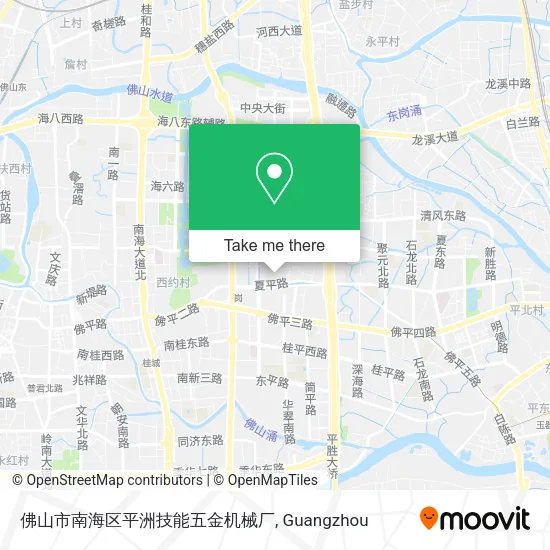 佛山市南海区平洲技能五金机械厂 map