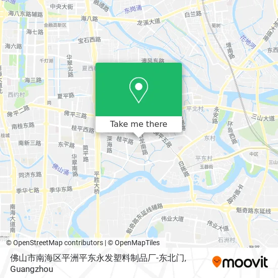 佛山市南海区平洲平东永发塑料制品厂-东北门 map
