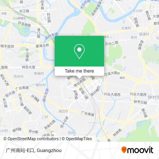 广州南站-E口 map