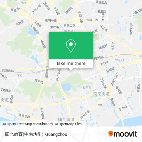 阳光教育(中南坊街) map