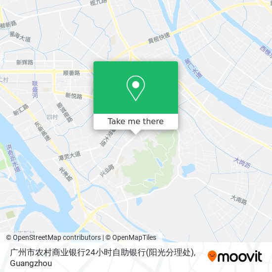 广州市农村商业银行24小时自助银行(阳光分理处) map