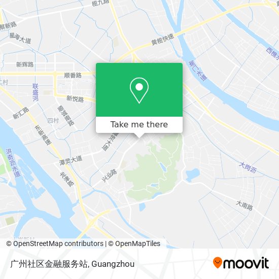 广州社区金融服务站 map