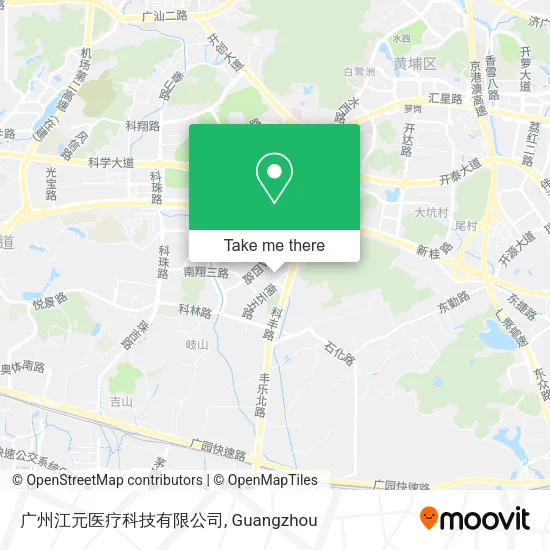广州江元医疗科技有限公司 map