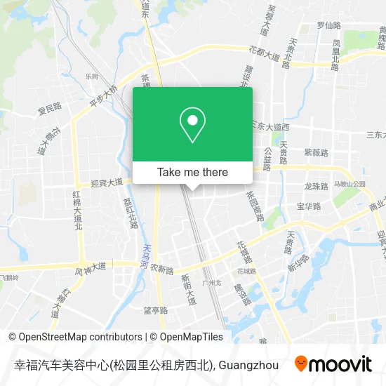 幸福汽车美容中心(松园里公租房西北) map