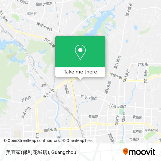 美宜家(保利花城店) map