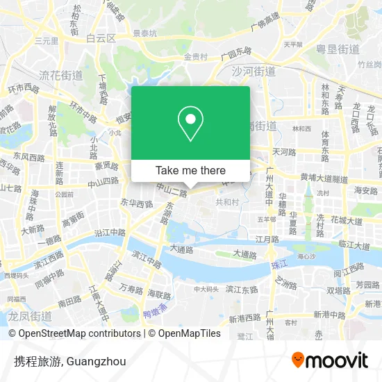 携程旅游 map