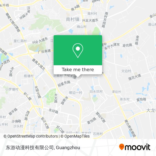 东游动漫科技有限公司 map
