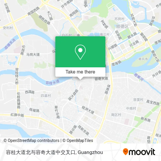 容桂大道北与容奇大道中交叉口 map