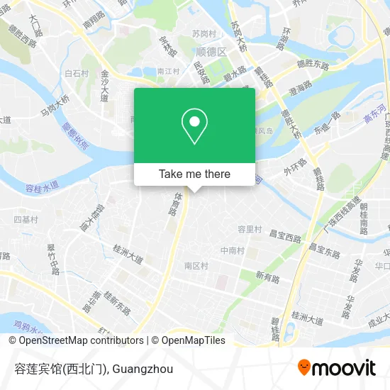 容莲宾馆(西北门) map