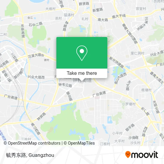 毓秀东路 map