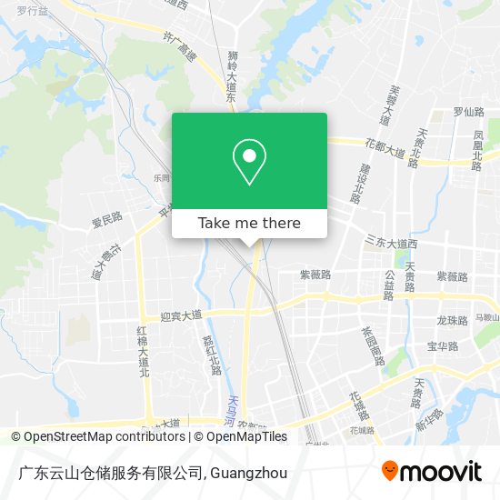 广东云山仓储服务有限公司 map