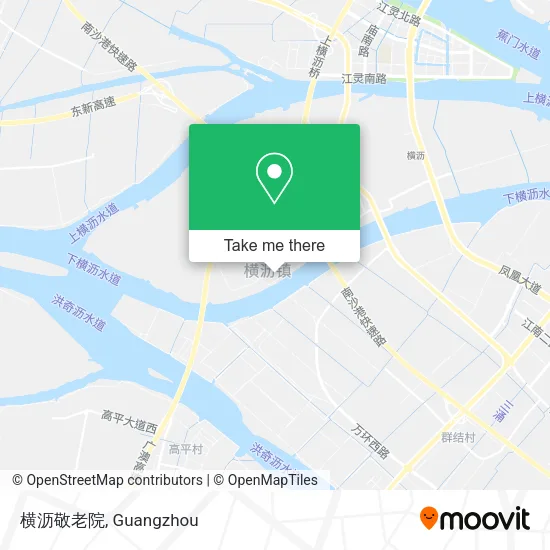 横沥敬老院 map