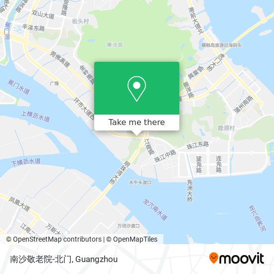 南沙敬老院-北门 map