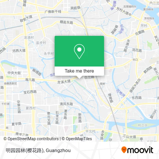 明园园林(樱花路) map