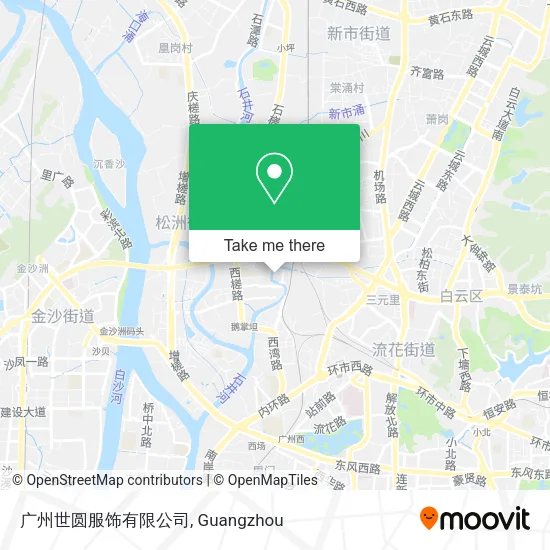 广州世圆服饰有限公司 map