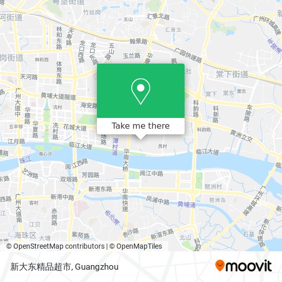 新大东精品超市 map