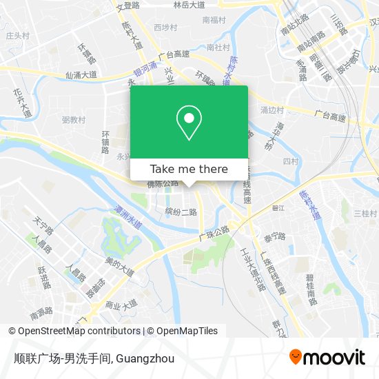顺联广场-男洗手间 map