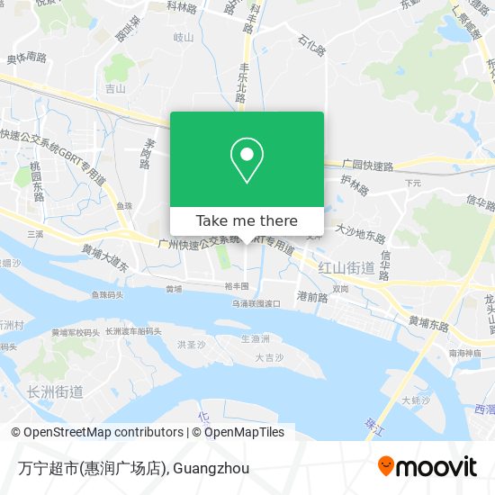 万宁超市(惠润广场店) map