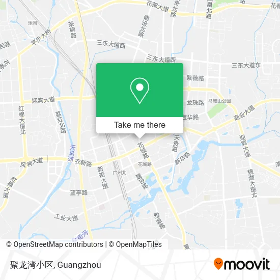 聚龙湾小区 map