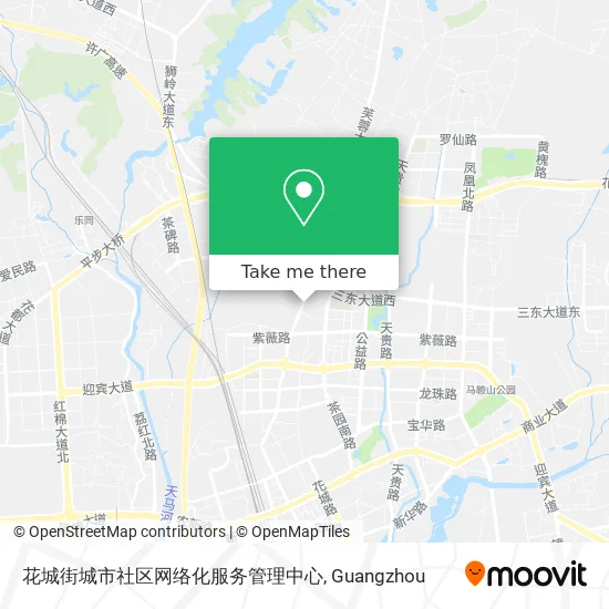 花城街城市社区网络化服务管理中心 map
