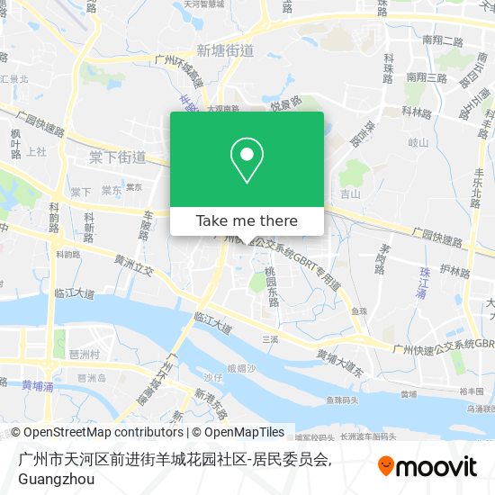 广州市天河区前进街羊城花园社区-居民委员会 map