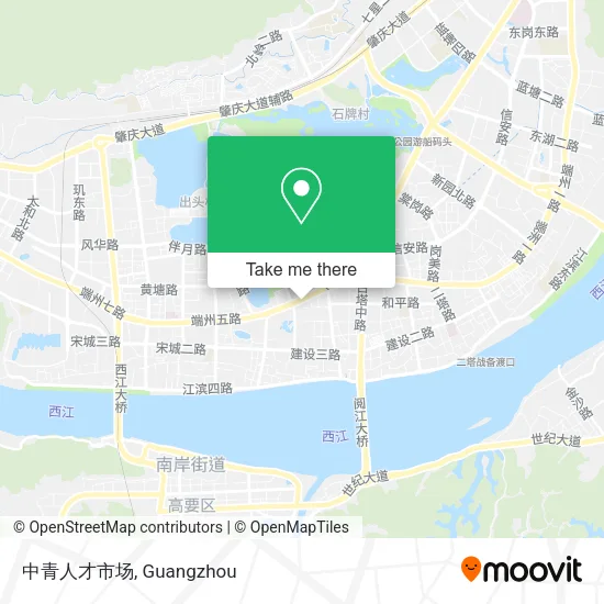 中青人才市场 map