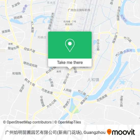 广州焰明苗圃园艺有限公司(新南门花场) map
